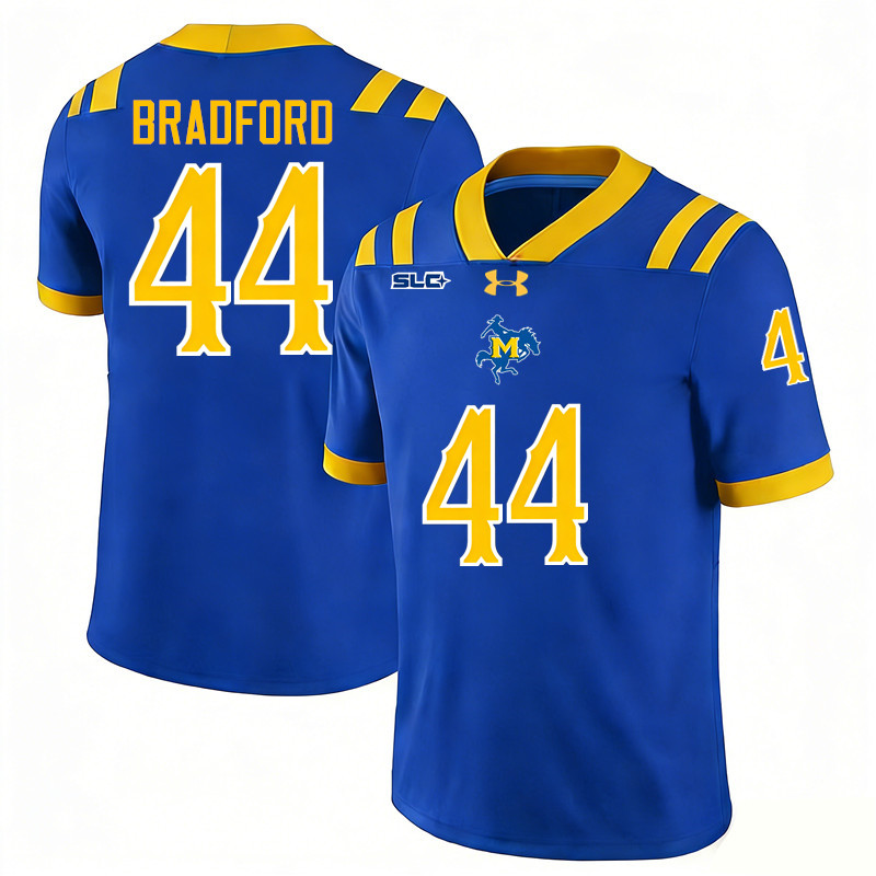 McNeese Cowboys #44 Phillip Bradford College Football Jerseys,Uniforms-Royal